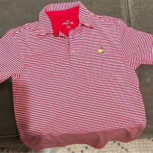 Masters Kids Polo with Red and White Stripes